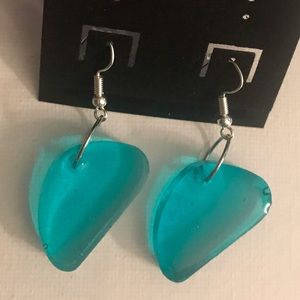 Homemade resin earrings